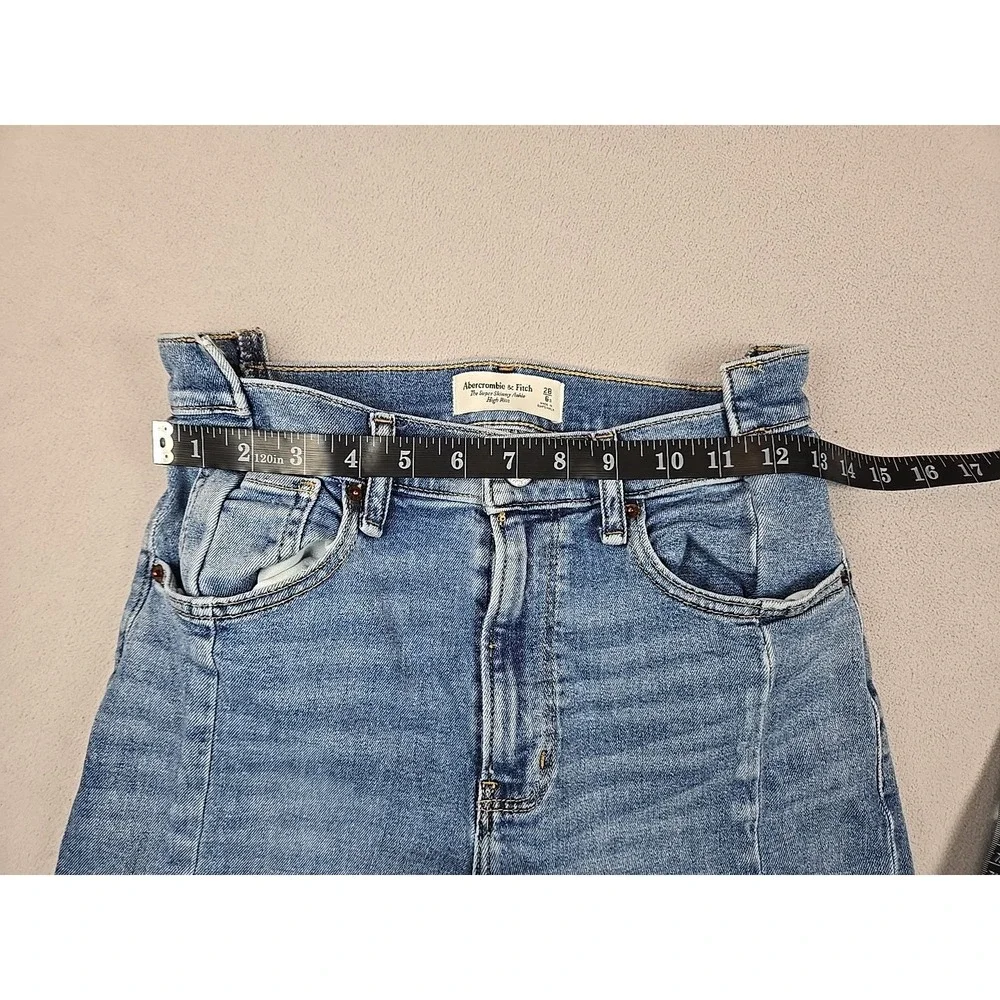 Abercrombie & Fitch Women's Super Skinny Ankle Jeans – High‎ Rise – Size 28 (6S)